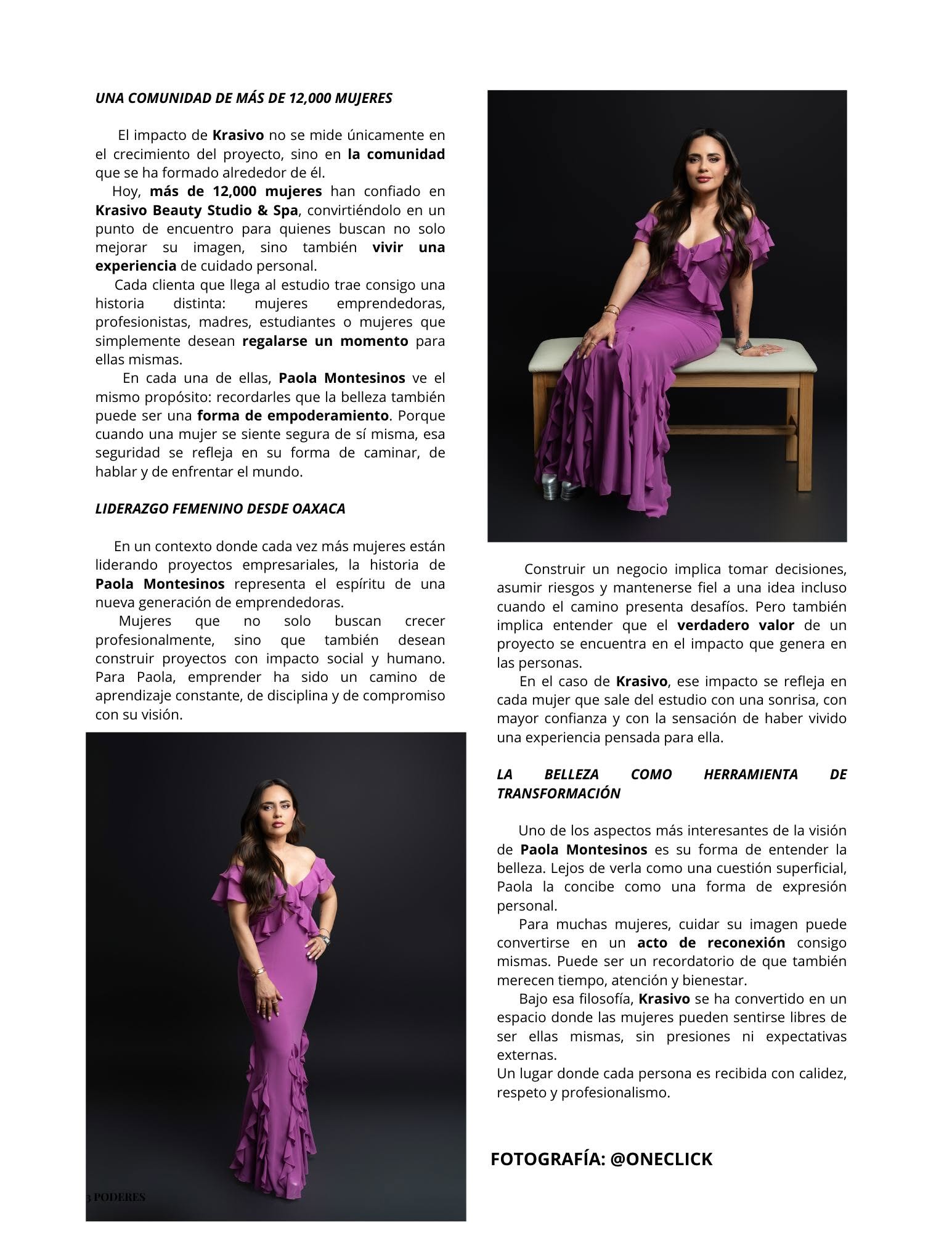 Revista 3 Poderes — Paola Montesinos